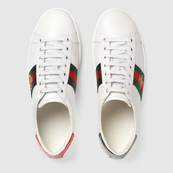 GUCCI スーパーコピー 新作 エース エンブロイダリー ビー付き スニーカー 8030807